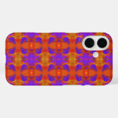 Coques Case-Mate iPhone Orange Violet Et Rouge Conception D'art Graphique (Verso (horizontal))