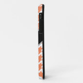 Coques Case-Mate iPhone Orange & White Houndstooth personnalisé iPhone 5 C (Dos/Gauche)