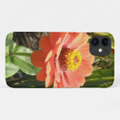 Coques Case-Mate iPhone Orange Zinnia Flower iPhone 3 Case (Dos (Horizontal))