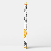 Coques Case-Mate iPhone Oranges à bicyclette : Motif d'été d'aquarelle (Verso / Droite)