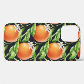 Coques Case-Mate iPhone Oranges aquarelles : Motif sans arôme (Verso (horizontal))