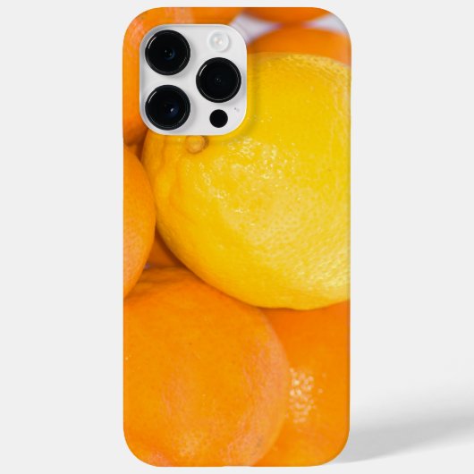 Coques Case-Mate iPhone Oranges Citron Agrumes Fruit Gros plan Photographi (Verso)