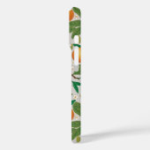 Coques Case-Mate iPhone Oranges d'été tendance Motif de fleurs d'agrumes (Verso / Gauche)
