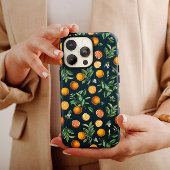 Coques Case-Mate iPhone Oranges noires | iPhone 14 Coque-Mate