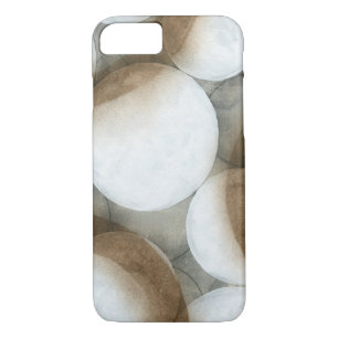 Etui iPhone Case-Mate Orbes blanches et cercles Brown