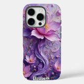 Coques Case-Mate iPhone Orbes flottantes et fleurs d'Imaginaire (Verso)