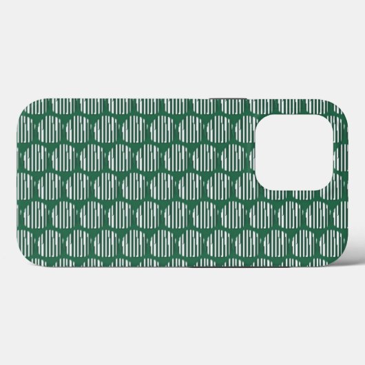 Coques Case-Mate iPhone Orbes Vertes d'Interférence (Verso (horizontal))