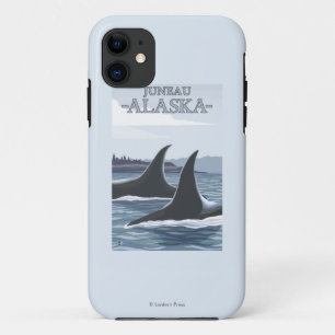 Coque iPhone 11 Orca Whales #1 - Juneau, Alaska