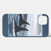 Coques Case-Mate iPhone Orca Whales #1 - Orcas Island, Washington (Verso (horizontal))