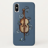 Coques Case-Mate iPhone Orchestre Rose bleu Cello (Dos)