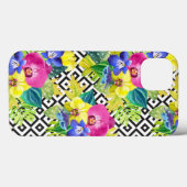 Coques Case-Mate iPhone Orchid Begonia et Palm Leaves (Verso (horizontal))