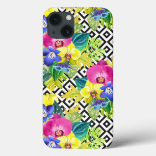 Case-Mate iPhone Case Orchidée Begonia Et Feuilles De Palm
