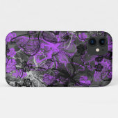 Coques Case-Mate iPhone Orchidée de Hawaïen de dentelle de Wahine (Dos (Horizontal))