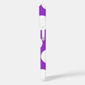 Coques Case-Mate iPhone Orchidée noire et Pois blancs (Verso / Gauche)