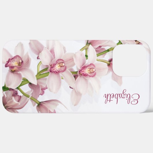 Coques Case-Mate iPhone Orchidée rose Cymbidium Florale (Verso / Droite)