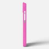 Coques Case-Mate iPhone Orchidée uni couleur solide rose vif (Verso / Gauche)