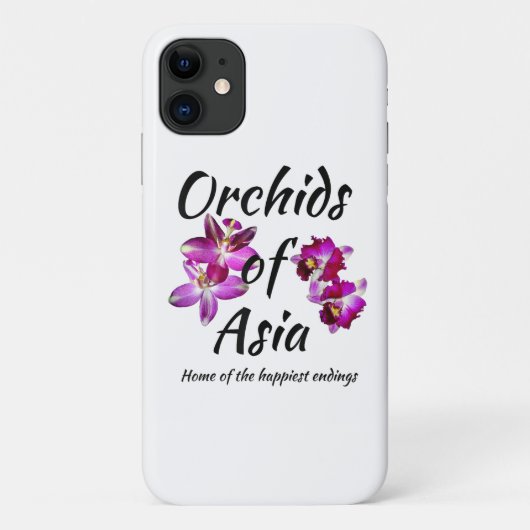 Coques Case-Mate iPhone Orchidées d'Asie (Dos)