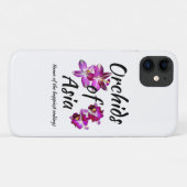 Coques Case-Mate iPhone Orchidées d'Asie (Dos (Horizontal))