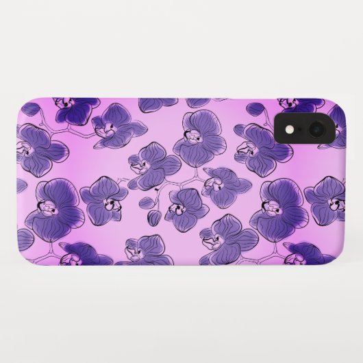 Coques Case-Mate iPhone Orchidées phalaenopsis fleurs r (Dos (Horizontal))