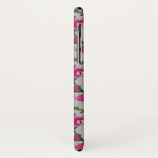 Coques Case-Mate iPhone Orchidées Roses En Fleur (Dos/Gauche)