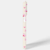 Coques Case-Mate iPhone Orchidées roses pastel (Verso / Droite)