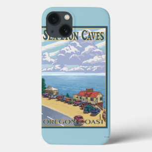 Case-Mate iPhone Case Oregon Sea Lion Caves Poster Vintage voyage