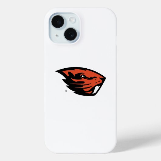 Coques Case-Mate iPhone Oregon State Beavers | Tête de castor (Verso)