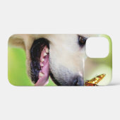 Coques Case-Mate iPhone Oreiller À Lancer Du Labrador Et Du Papillon (Verso (horizontal))