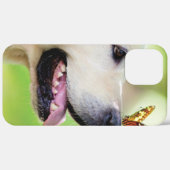 Coques Case-Mate iPhone Oreiller À Lancer Du Labrador Et Du Papillon (Retour (horizontal))