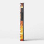 Coques Case-Mate iPhone oreiller de basketball en feu (Verso / Gauche)