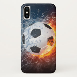 Case-Mate iPhone Case Oreiller de lancer balle de football/soccer enflam