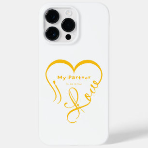 Coque Pour Pour iPhone 14 Pro Max Oreiller jeté J'aime mon partenaire - Vous êtes ch