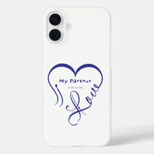 Coques iPhone 16 Plus Oreiller jeté J'aime mon partenaire - Vous êtes mo
