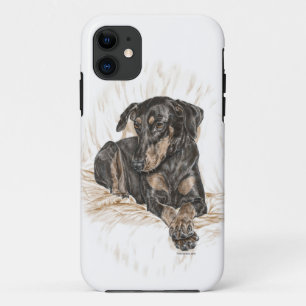 Etui iPhone Case-Mate Oreilles naturelles de chien de dobermann