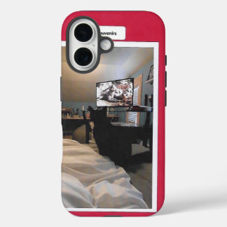 Coques iPhone 16 Oreo chat noir et blanc