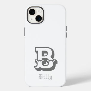 Coque Pour iPhone 14 Plus Orgueil occidental Monogramme personnalisé