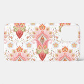 Coques Case-Mate iPhone Oriental Flair : Damask Peacock Paisley (Verso (horizontal))