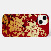 Coques Case-Mate iPhone Oriental Golden Flowers (Verso (horizontal))