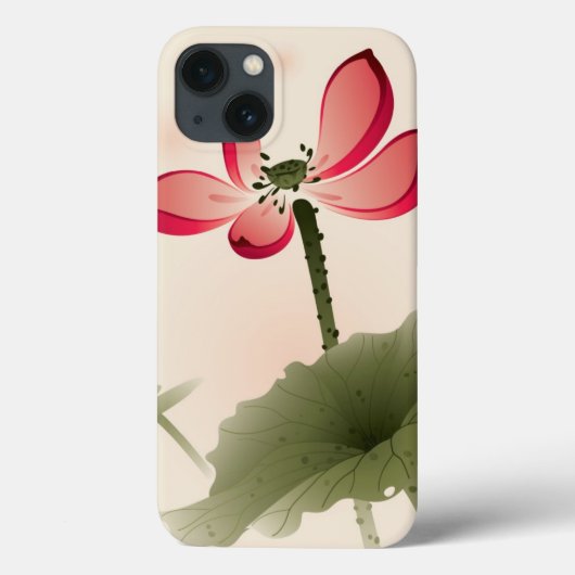 Coques Case-Mate iPhone Oriental Lotus (Verso)