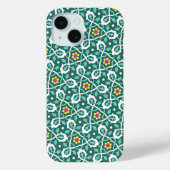 Coques Case-Mate iPhone Oriental Vert Blanc Ottoman Vin Turc Motif (Verso)