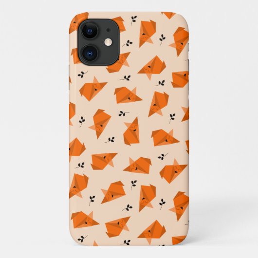 Coques Case-Mate iPhone Origami Fox (Dos)