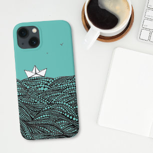 Case-Mate iPhone Case Originaire du bateau en papier au crayon