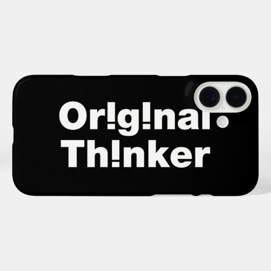 Coques Case-Mate iPhone Original Thinker (Verso (horizontal))