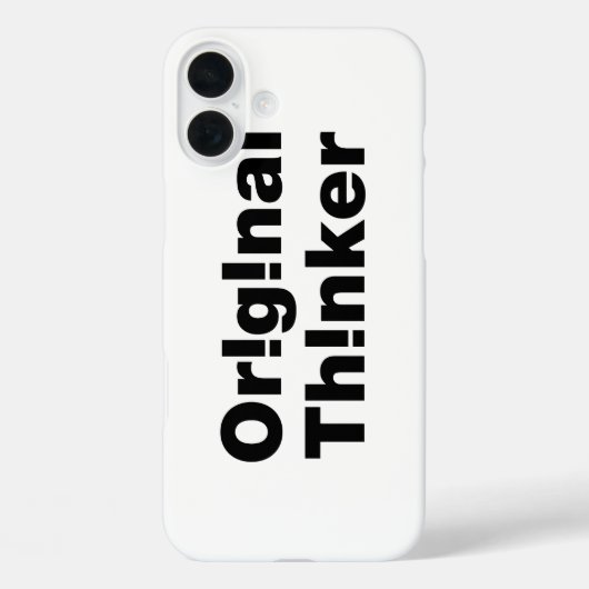 Coques Case-Mate iPhone Original Thinker (Verso)