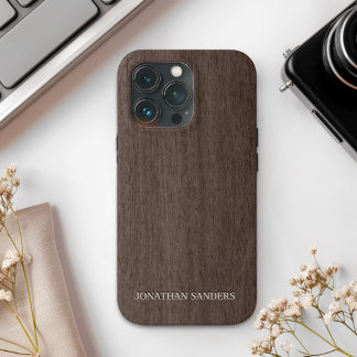 Case-Mate iPhone Case Original Wood Look Black Color