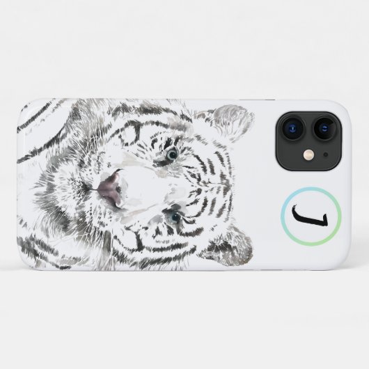 Coques Case-Mate iPhone Originale Tiger Aquarelles Zodiac chinois Annivers (Dos (Horizontal))
