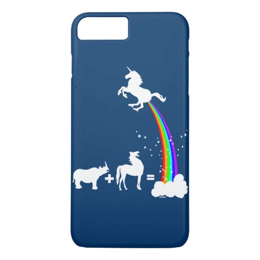 Coques Case-Mate iPhone Origine drôle de licorne (Dos)