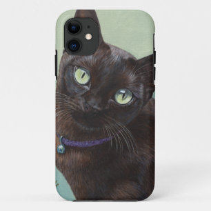 Coque Case-Mate Pour iPhone Orignaux noirs de chat birman
