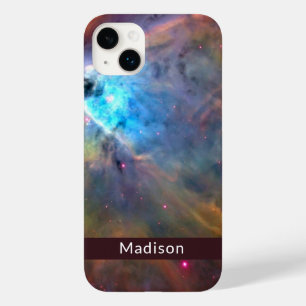 Coque Pour iPhone 14 Plus Orion Nebula Space Galaxy Votre nom