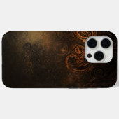Coques Case-Mate iPhone 🖤 Ornamental Dark Gold Pattern - Luxurious & Intr (Verso (horizontal))